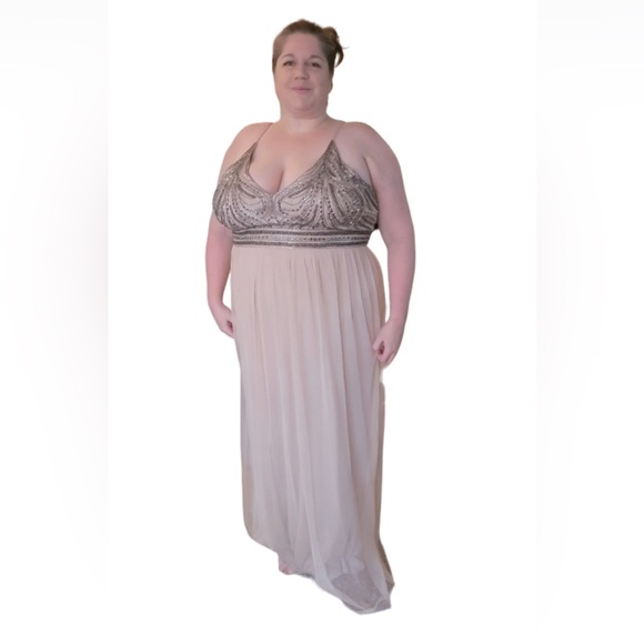 BHDLN x Vilette Beaded Tule Gown - Picture 7 of 8